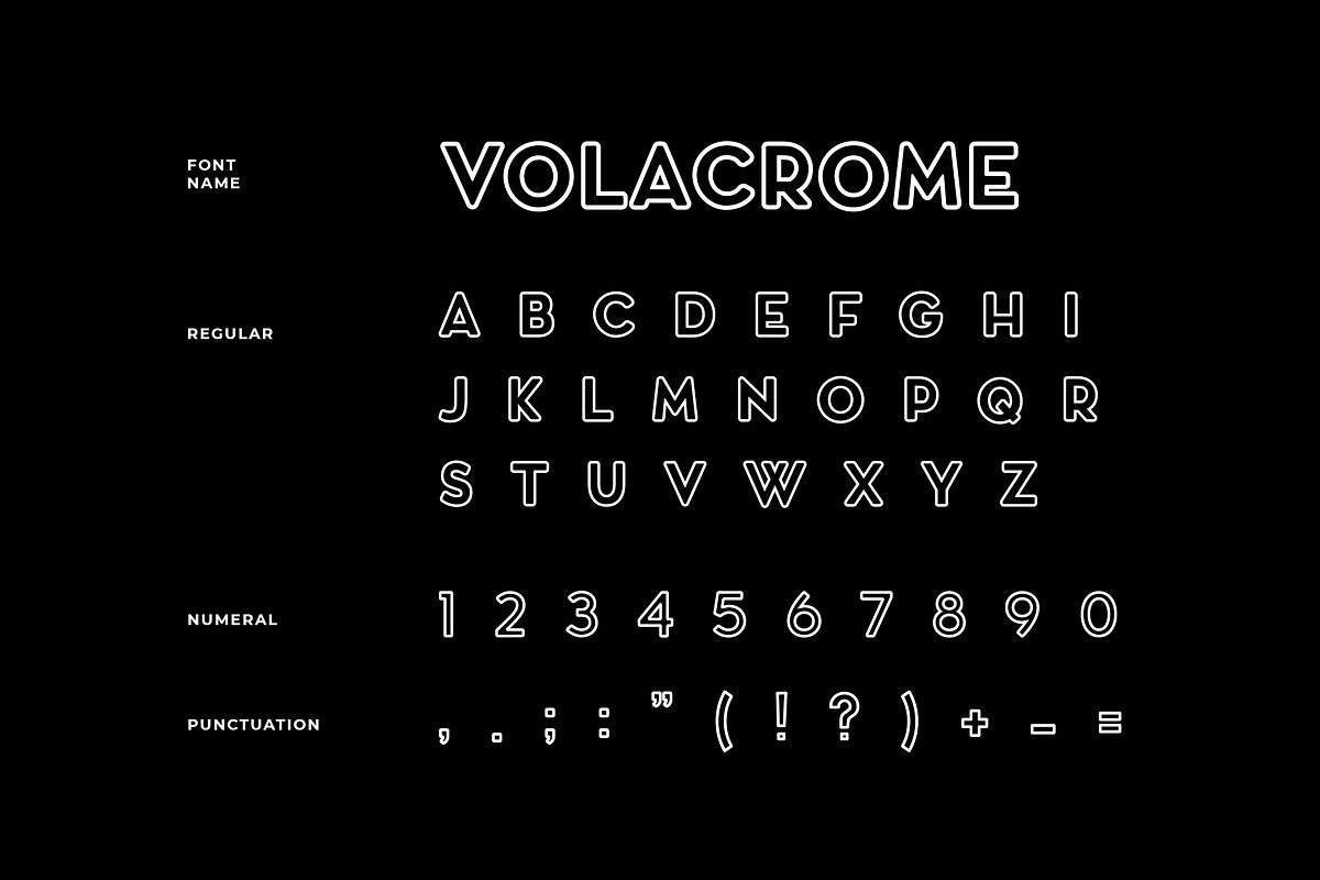 Volacrome Sans Serif Display Font preview 5