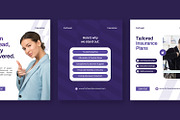 Fortivest Insurance - Instagram Post, a Social Media Template by Esensifiksi.studio (Thumbnail 3 of 3)