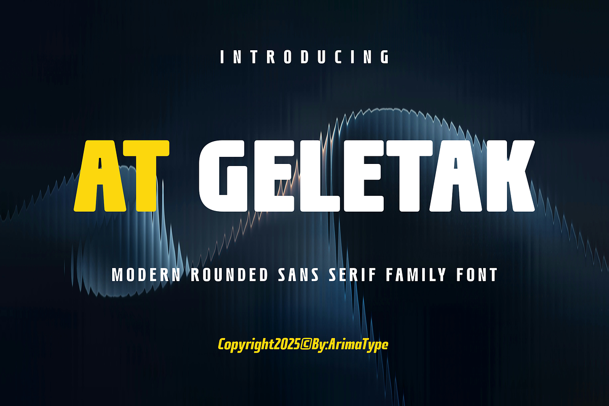 AT Geletak, a Sans Serif Font by ArimaType (Photo 1 of 10)