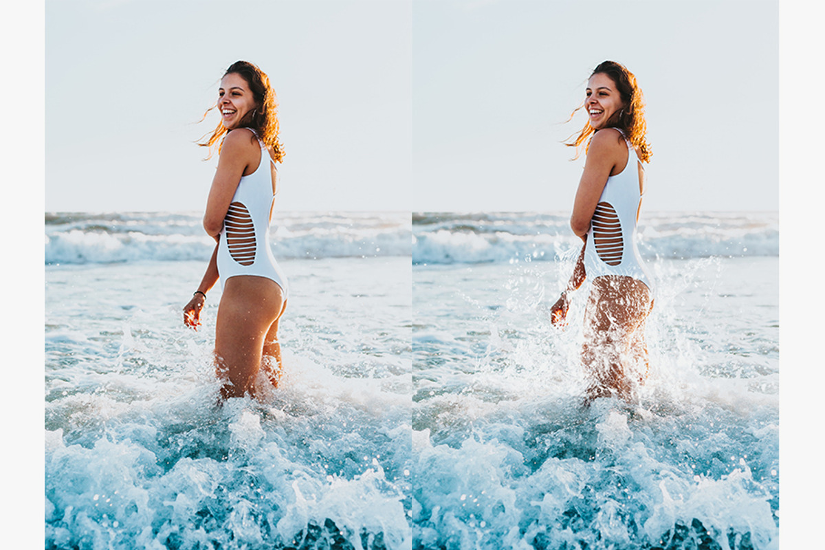Water Splash Brushes & Overlays preview 3