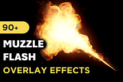 95+ Muzzle Flash Overlay Effects, an Object Graphic by Mikel Blazgad (Thumbnail 1 of 10)