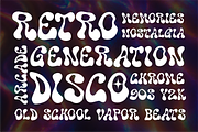 Mignova - Psychedelic Display Font, a Handwritten Font by figuree studio (Thumbnail 3 of 8)