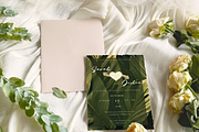 Greenery Wedding Invitation Template, an Invitation Template by InvitingStorys (Thumbnail 3 of 9)