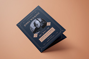 Funeral Program, a Brochure Template by graphicook