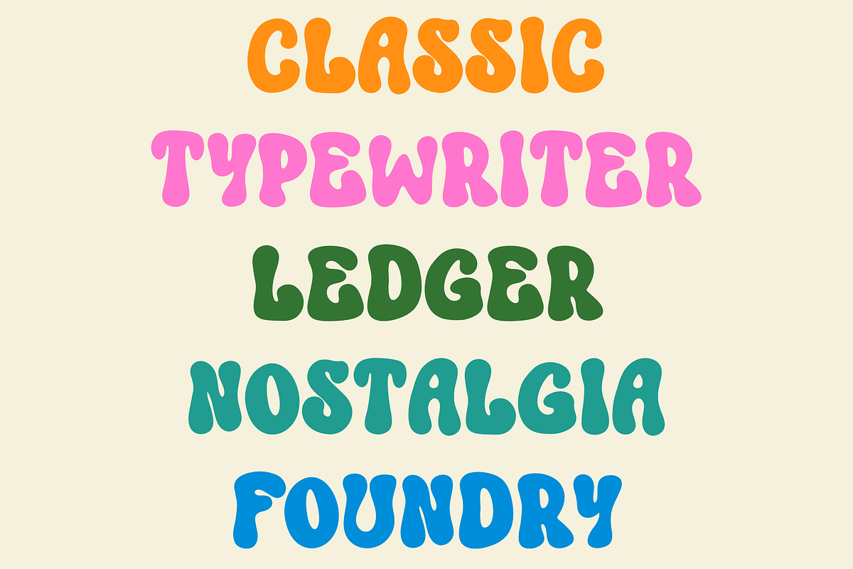 Oamphie Vintage, a Sans Serif Font by Dm Studio (Photo 3 of 12)