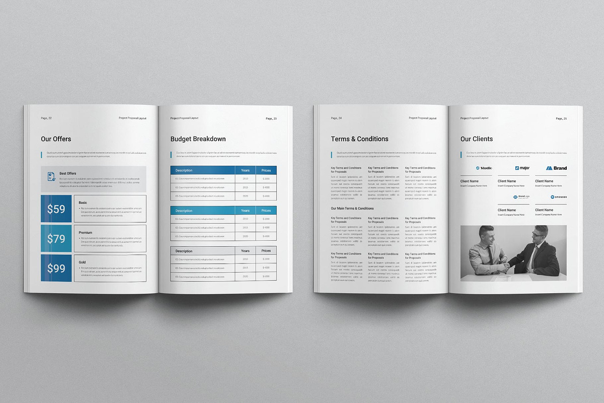 Project Proposal Template, a Brochure Template by DesignCrest (Photo 8 of 14)
