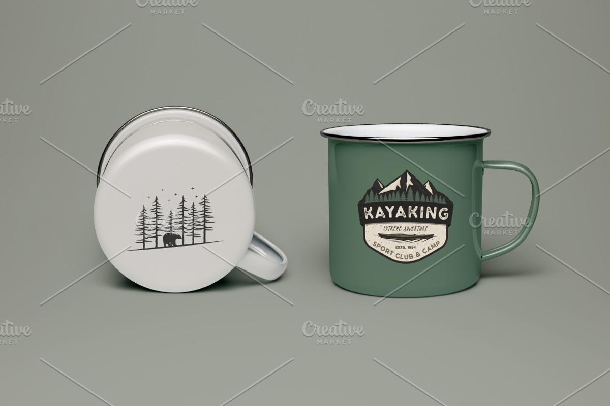 Vintage Camp Badges Sticker Pack, a Branding & Logo Template by JeksonGraphics (Photo 8 of 11)