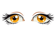 Anime Style Vector Set of Flat Eyes., a Person Illustration by Gomolach (Thumbnail 21 of 25)