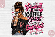 Powered By Coffee Chaos & Confidence, a Person Illustration by Rose Art (Thumbnail 1 of 4)