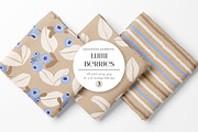 Lumi Berries Kids Seamless Patterns, a Pattern Graphic by PROTEA Watercolor Studio (Thumbnail 1 of 9)