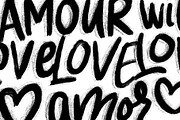 Valentines Day Ink Lettering, an Object Graphic by Helga Wigandt (Thumbnail 8 of 8)