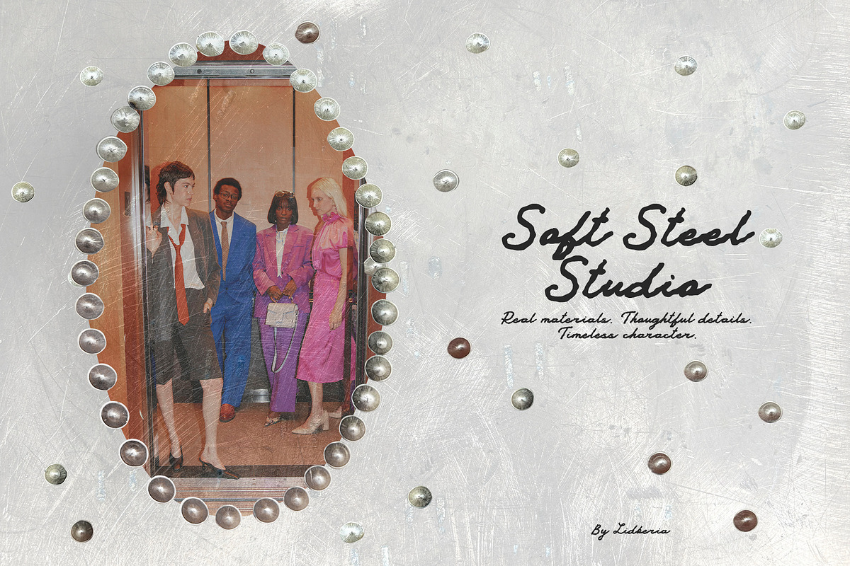 Soft Steel Studio Collage Silver Kit, an Object Graphic by Lidberia (Photo 14 of 14)