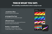 Flatiful- Procreate Color Palette, a Palette Add-On by Monolinea (Thumbnail 2 of 2)