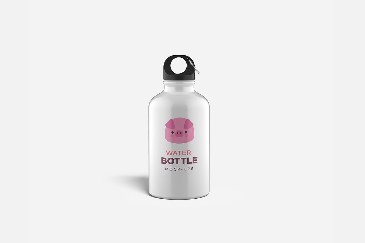 Water Bottle Mock-up, a Packaging Mockup by AlkStudio (Photo 4 of 7)