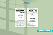 Badge Reel Care Card Template, a Design Template by Snapybiz (Thumbnail 6 of 10)