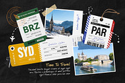 Luggage Tag Elements, an Object Illustration by DesignerCandies (Thumbnail 3 of 4)