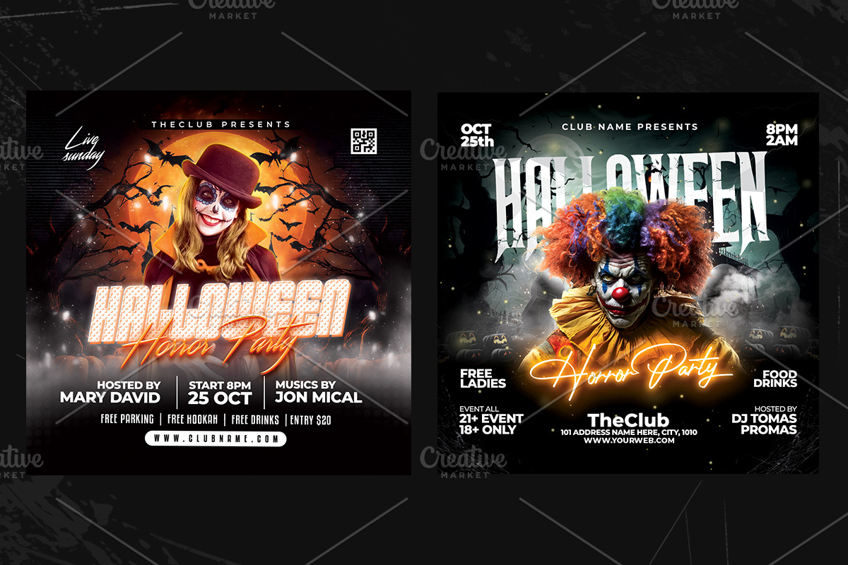 15+ Halloween Flyer Bundle, a Flyer Template by StarPixles11 (Photo 8 of 9)