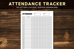 Monthly Attendance Template
