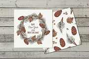 Christmas vector set, a Decorative Illustration by Zhemchuzhina (Thumbnail 4 of 4)
