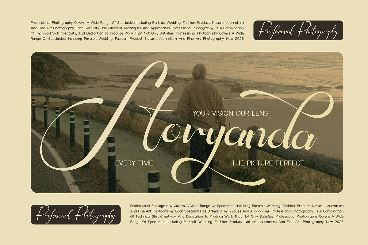 Laurindra - Luxury Script Font, a Script Font by MaikoHatta (Photo 3 of 7)