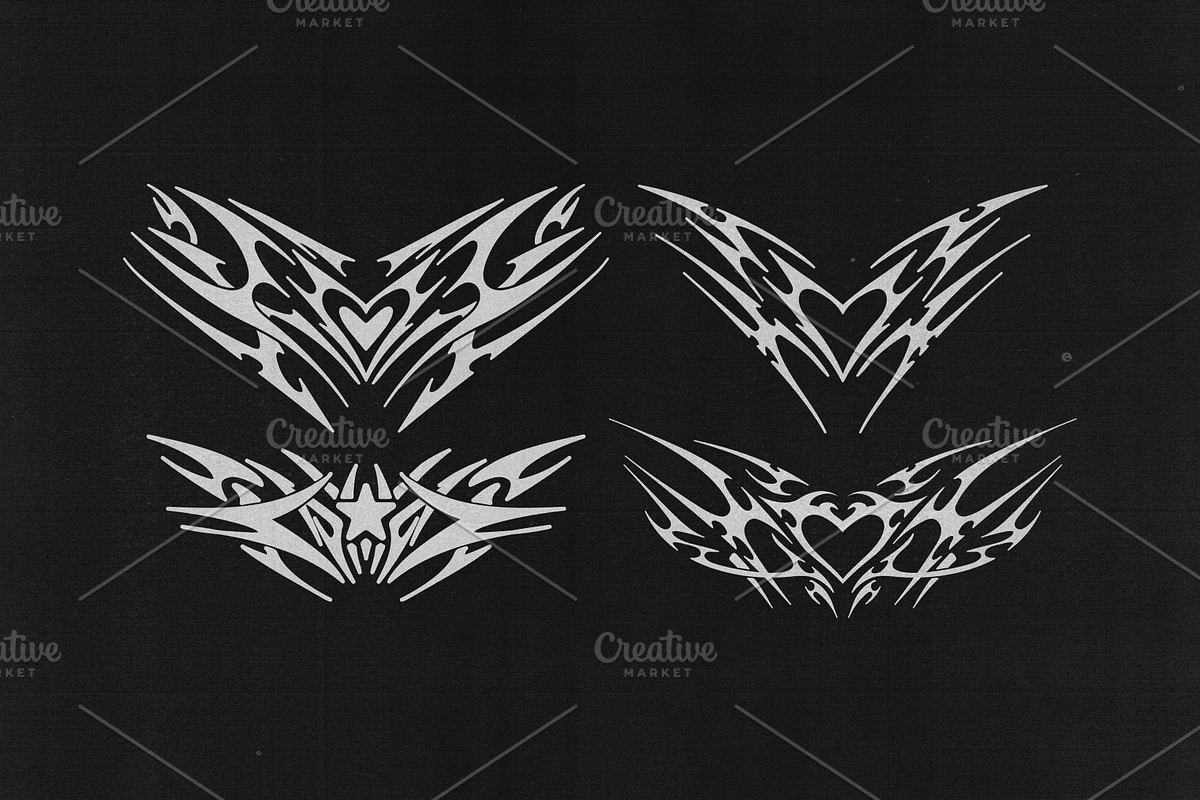 CYBER SIGILISM + NEO TRIBAL GRAPHIC, an Object Graphic by BonkiStudio (Photo 16 of 20)