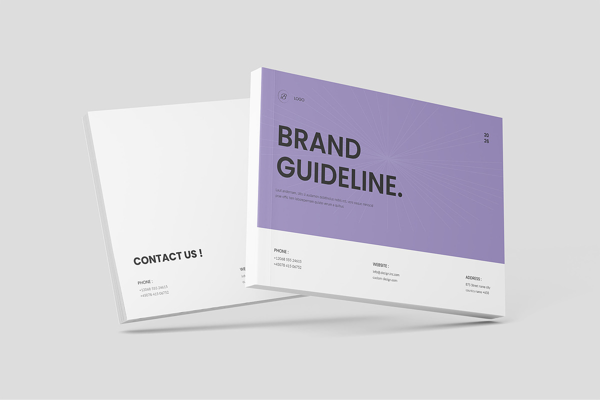 Brand Guideline Template Landscape, a Design Template by RusenoelType (Photo 9 of 9)
