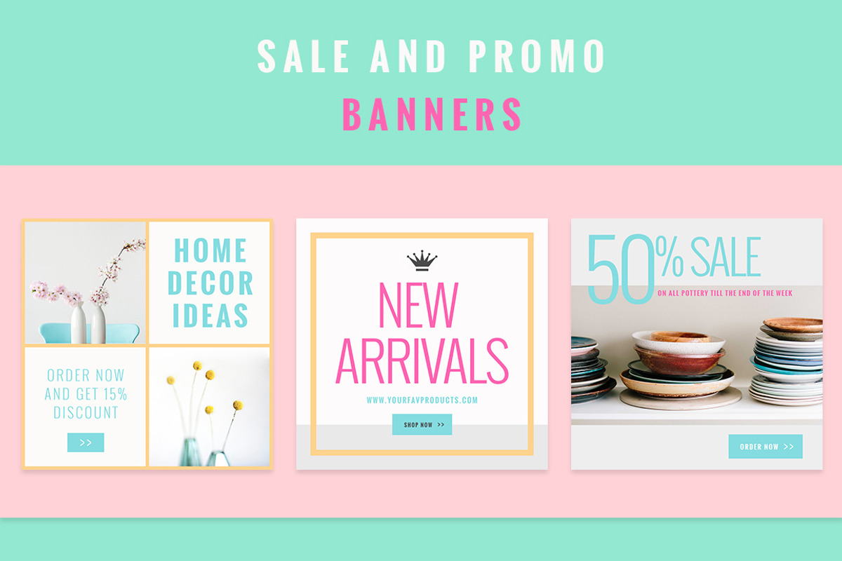 Colorful Social Media Designs, a Social Media Template by NordWood (Photo 6 of 10)