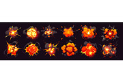 Bomb blast explosion effects, an Illustration by Vector Tradition (Thumbnail 1 of 3)