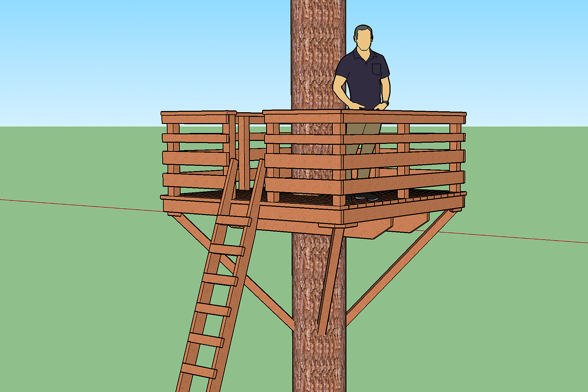 Tree Fort Plans, an Object Graphic by elevatedspaces (Photo 8 of 10)