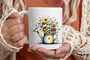 Whimsical Summer Garden Watercolor, an Illustration by designcity5 (Thumbnail 5 of 5)
