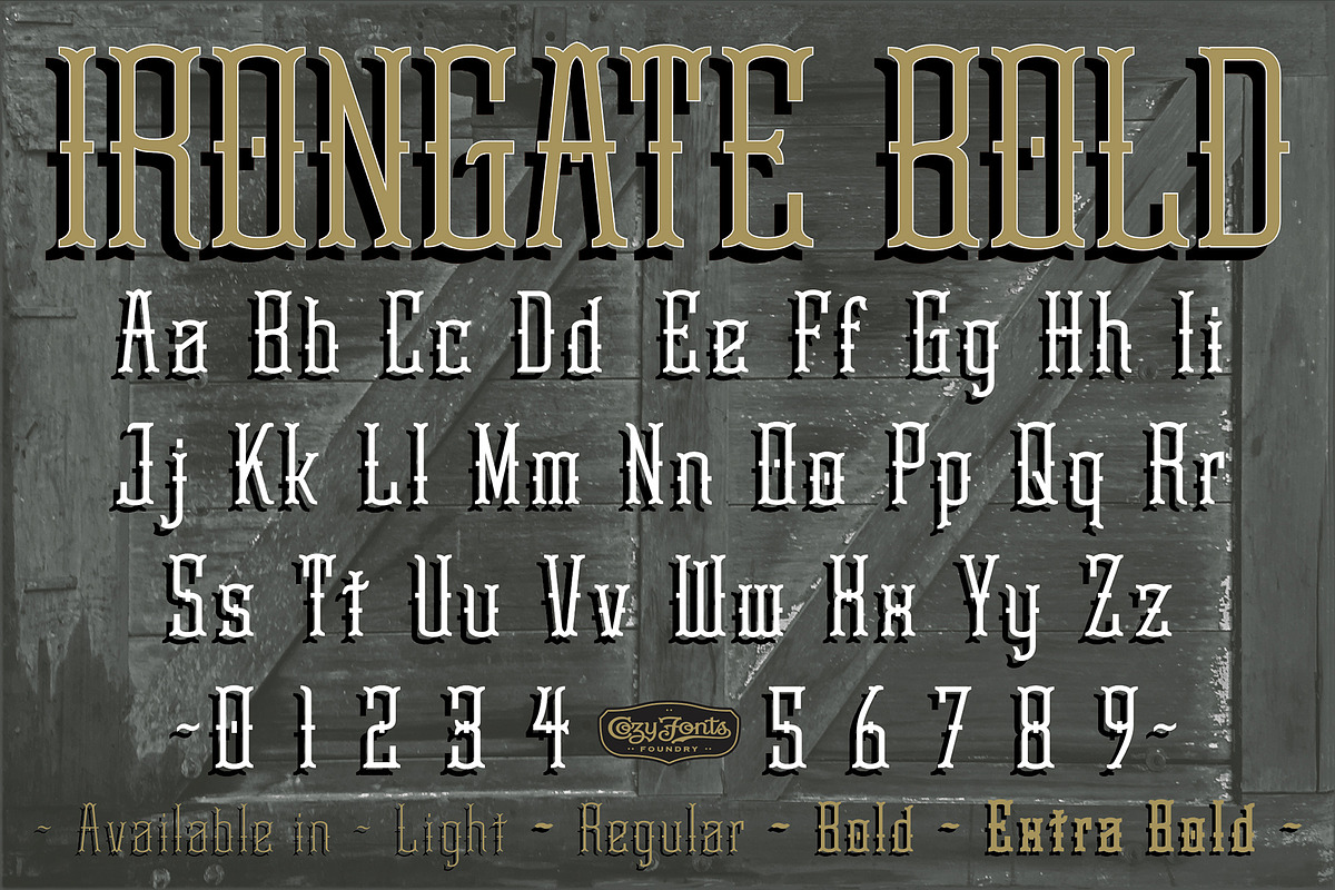 Irongate Bold preview 3