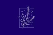Lavender Flower Lineart Logo, a Branding & Logo Template by Buqancreative (Thumbnail 4 of 4)