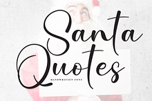 Santa Quotes | Script Font
