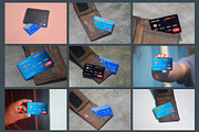 Credit Card Mockup with Wallet, a Mockup by alimran24 (Thumbnail 2 of 11)