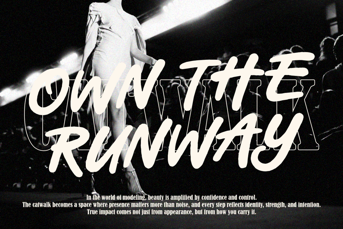 Penlinea Modern Brush Script Font, a Script Font by PutraCetol Studio (Photo 2 of 5)