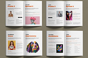 Modern Art Exhibition Catalog Design, a Brochure Template by MightyDesign (Thumbnail 3 of 6)