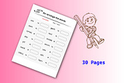 KIds English Worksheet, a Graphic by Hitubrand (Thumbnail 2 of 5)