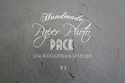 Handmade paper photo pack v3 featuring photo texture, vintage design, and old preview 3