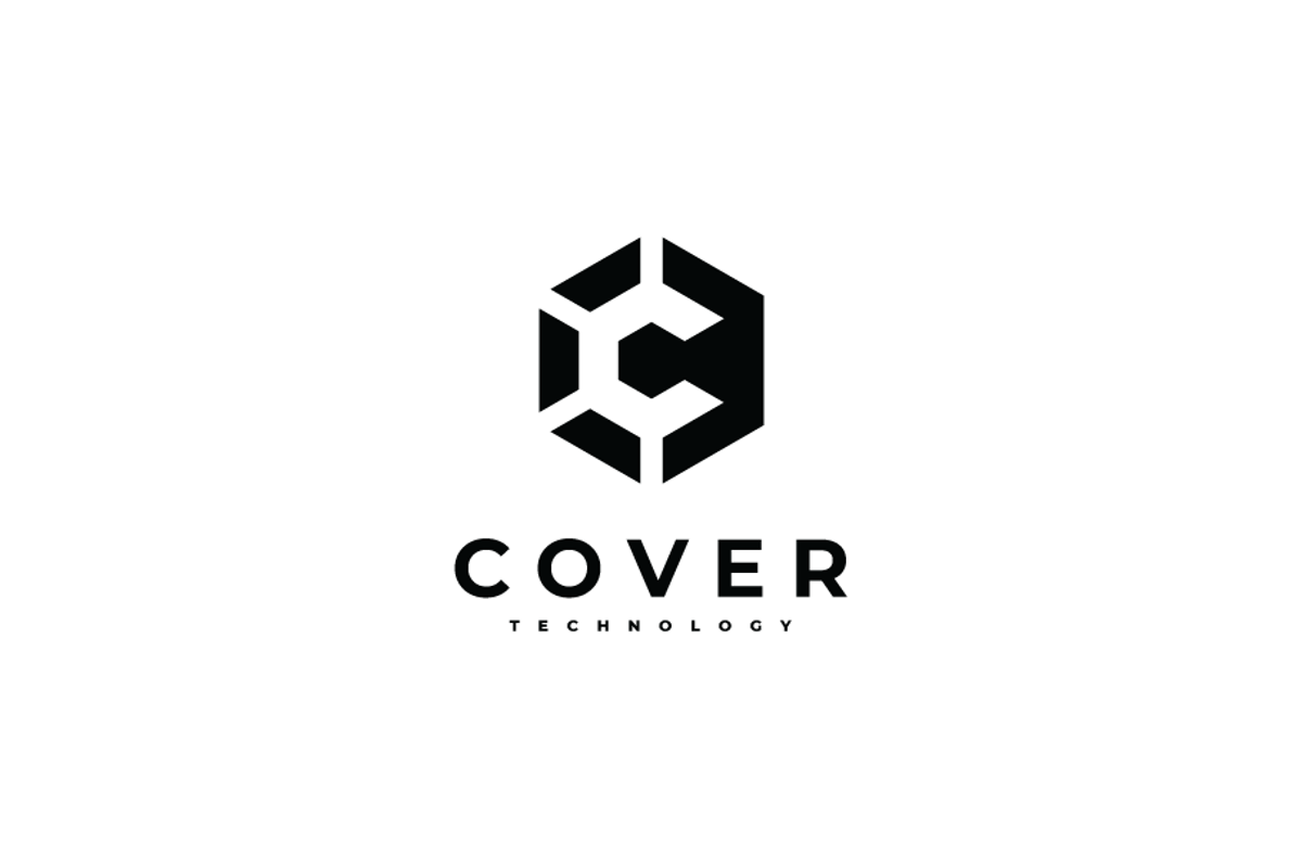 Cover Letter C Hexagon Logo Design preview 3