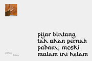 Kilau - Blackletter Font, a Blackletter Font by dexsarharryfonts (Thumbnail 5 of 9)