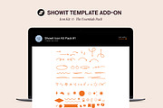 Showit Icon Kit - Essentials Pack, a Websites & App Template by Oregon Lane Studio (Thumbnail 1 of 6)