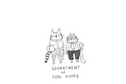 Weird Cat Comic Prints, an Illustration by Anastasiya Klempach (Thumbnail 6 of 13)