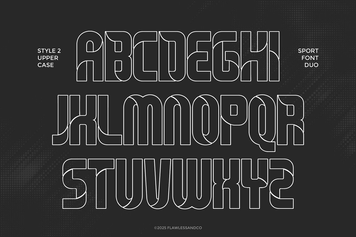 Runmark - Modern Sport Duo Font, a Sans Serif Font by Flawless And Co (Photo 8 of 10)
