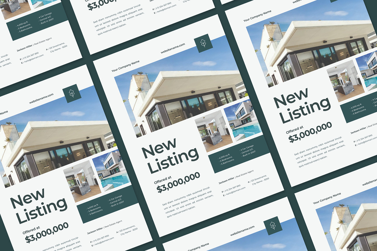 New Listing - Flyer, a Brochure Template by Izdihaar_Studio (Photo 2 of 3)