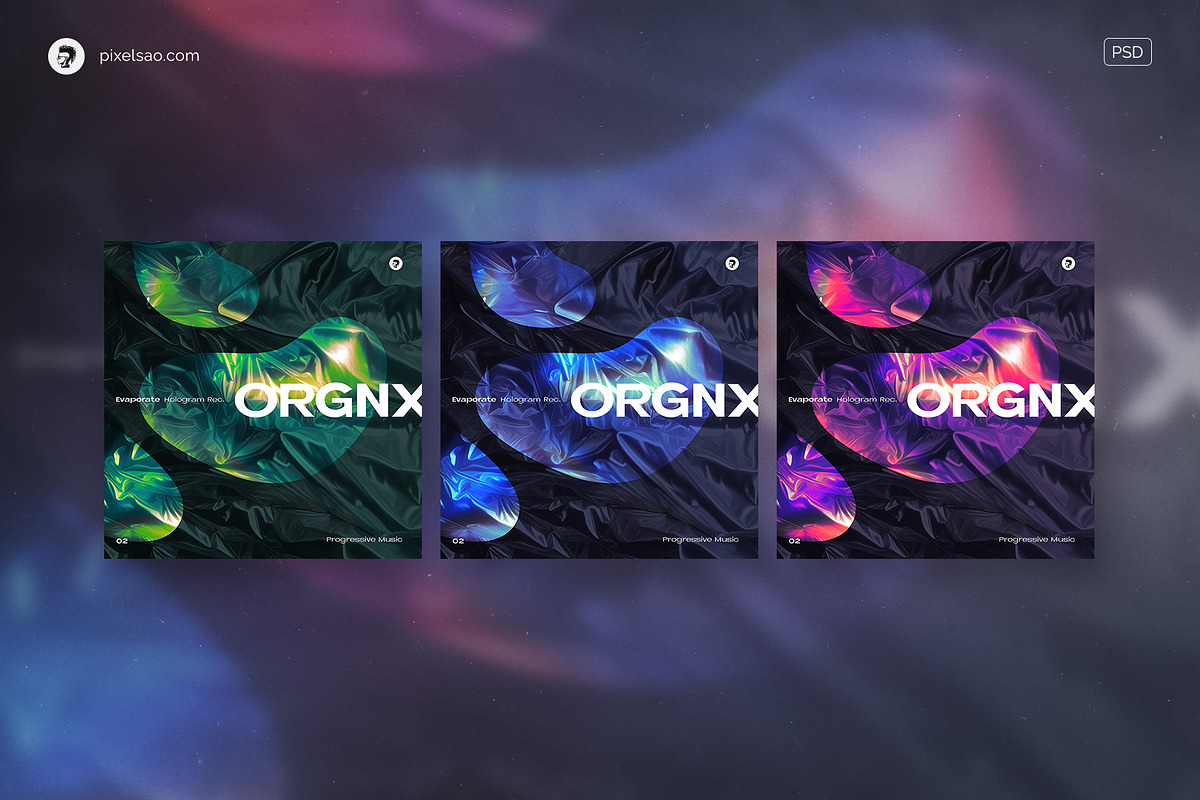 Organics 2 – Album Cover Artwork, a Social Media Template by pixelsao (Photo 2 of 2)