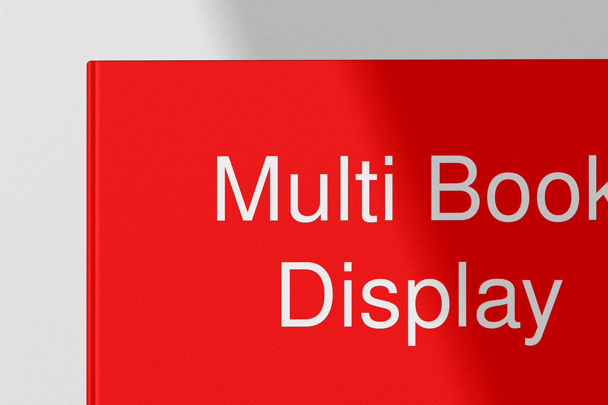 Multi Book Display Mockup - 8 Views, a Books & Magazine Mockup by Illusiongraphic (Photo 18 of 23)