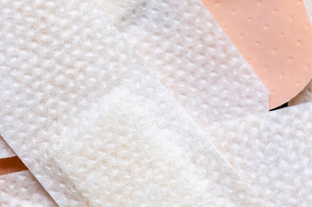Medical band aids for small wounds, a Photo by MyPhotos