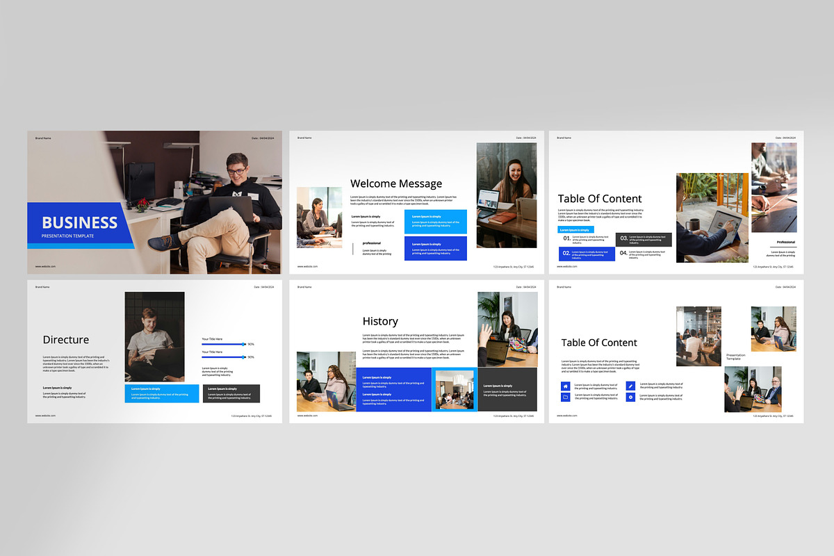 Business Presentation Template, a Presentation Template by Spesifikstd (Photo 6 of 11)