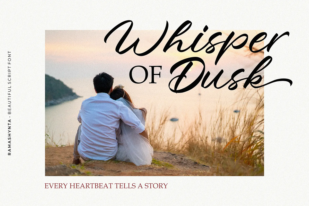 Ramashynta – Beautiful Script Font, a Script Font by figuree studio (Photo 9 of 10)