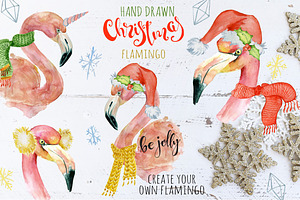 Christmas Pink Flamingo Creator